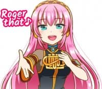 «Megurine Luka|AIKURI|@GiStickers» sticker set