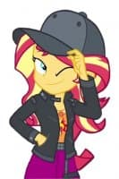 «Sunset Shimmer» sticker set