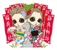 «Girls» sticker set