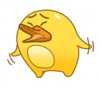 «Duke duck by @darkheart03» sticker set