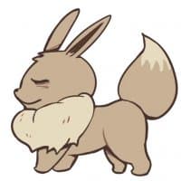 «pooreevee» sticker set