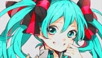 «miku» sticker set