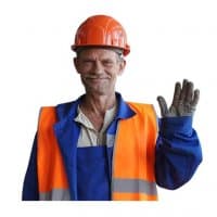 «workers» sticker set