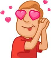 «Meus Preferidos» sticker set