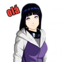 «Hinata Hyuuga 1.0 by @HatusuneMiku» sticker set