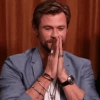 «Chris Hemsworth @psychogirll» sticker set