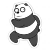 «dumbbear» sticker set