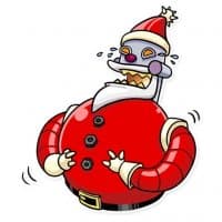 «Robo Santa» sticker set