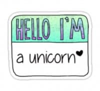 «unicorn» sticker set