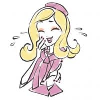 «BBMLegallyBlonde» sticker set