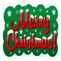 «Merry Christmas!» sticker set