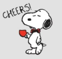 «Snoopy&Woodstock» sticker set