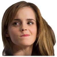 «Emma Watson» sticker set