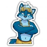 «TheOutlawWolf» sticker set