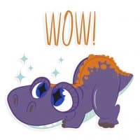 «DinoMess» sticker set