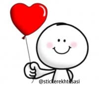 «Love» sticker set