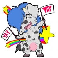 «Cloverpup» sticker set