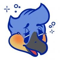 «LEWD BIRD» sticker set
