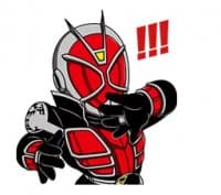 «Kamen Rider @KawaiiSticker» sticker set