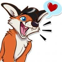 «Tekfox» sticker set