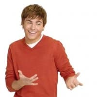 «Zack Efron» sticker set