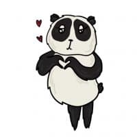 «Pandamotion» sticker set