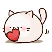 «Sticker of a round and pretty cat @Nekosticker» sticker set