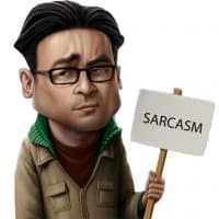 «sarcasm» sticker set