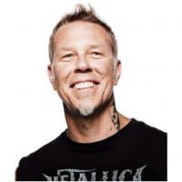 «James Hetfield» sticker set