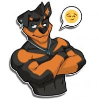 «PhenomPup» sticker set