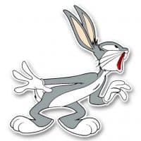 «bugsbunny» sticker set