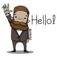 «mr.rish» sticker set