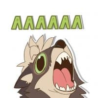 «Baewolf» sticker set