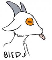 «goatboat» sticker set