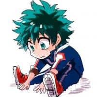 «My hero academia @sevenmim» sticker set