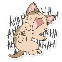 «Meowcat» sticker set