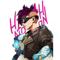 «Overwatch by @itshighnoon» sticker set