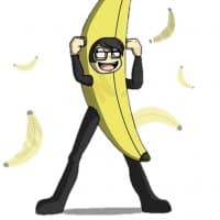 «Banana» sticker set