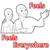 «SadFrogPEPE/Wojak» sticker set