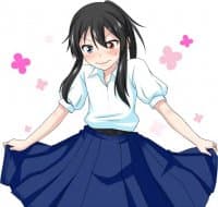 «Bellezza Felutia in school uniform» sticker set