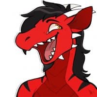 «Red Dragon» sticker set