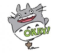 «My Neighbor Totoro @Nekosticker» sticker set