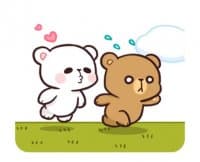 «@Tikelmu Milk & Mocha : Playful» sticker set