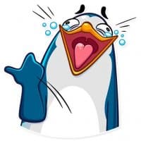 «Mr. Penguin» sticker set