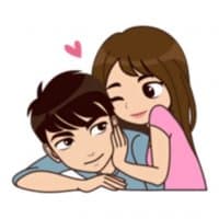 «Lovers» sticker set