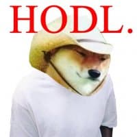 «HODL.» sticker set