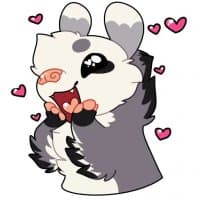 «Opossum» sticker set