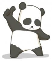 «Patty the panda @stickerscar» sticker set