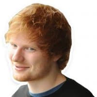 «edsheeran» sticker set