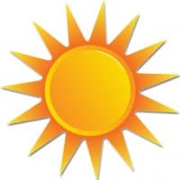 «Weather» sticker set